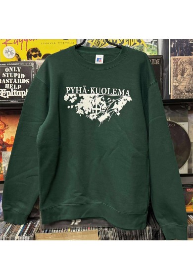 PYHÄ KUOLEMA "logo" GREEN COLLEGE / SWEATSHIRT - S